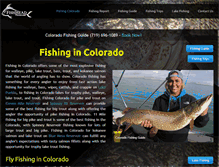 Tablet Screenshot of coloradoadrenalinefishing.com